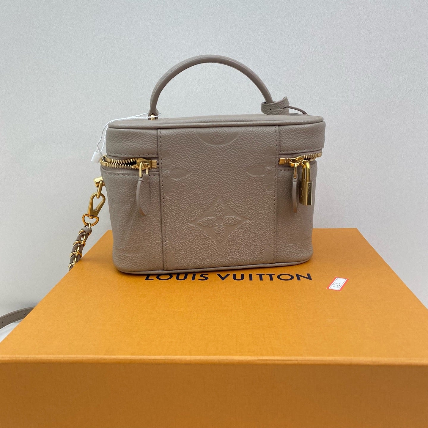 Louis Vuitton - Vanity PM - Grained leather - Beige - (mini)