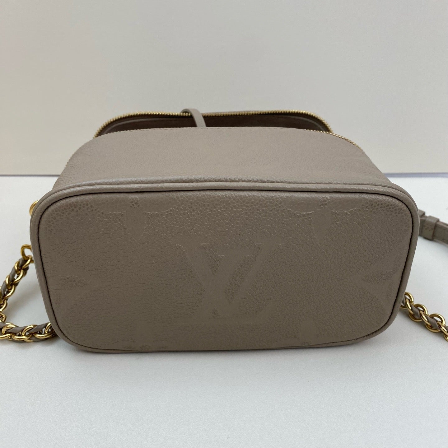 Louis Vuitton - Vanity PM - Grained leather - Beige - (mini)