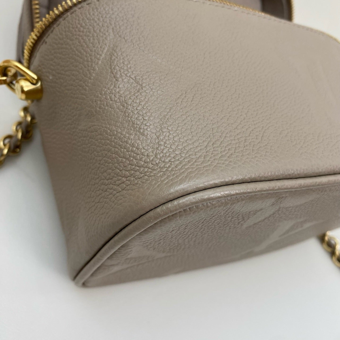 Louis Vuitton - Vanity PM - Grained leather - Beige - (mini)