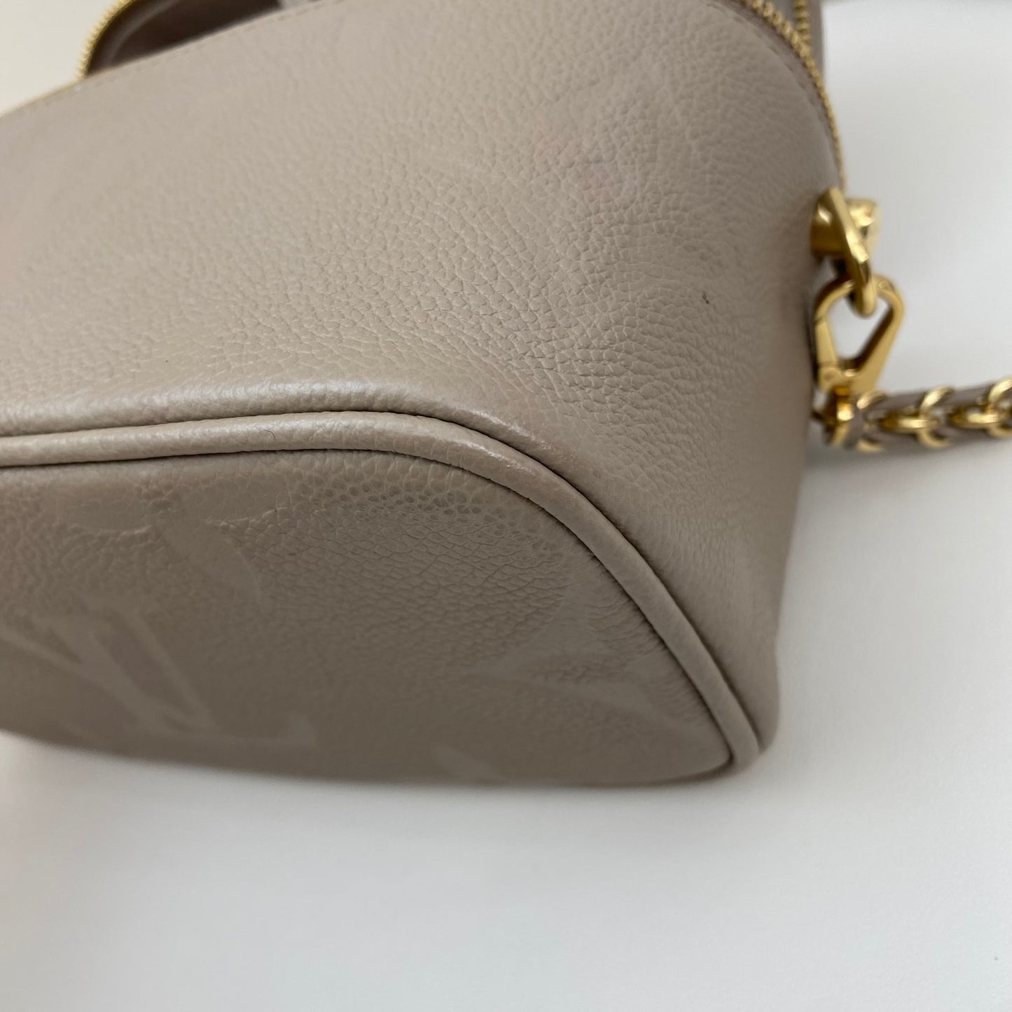 Louis Vuitton - Vanity PM - Grained leather - Beige - (mini)