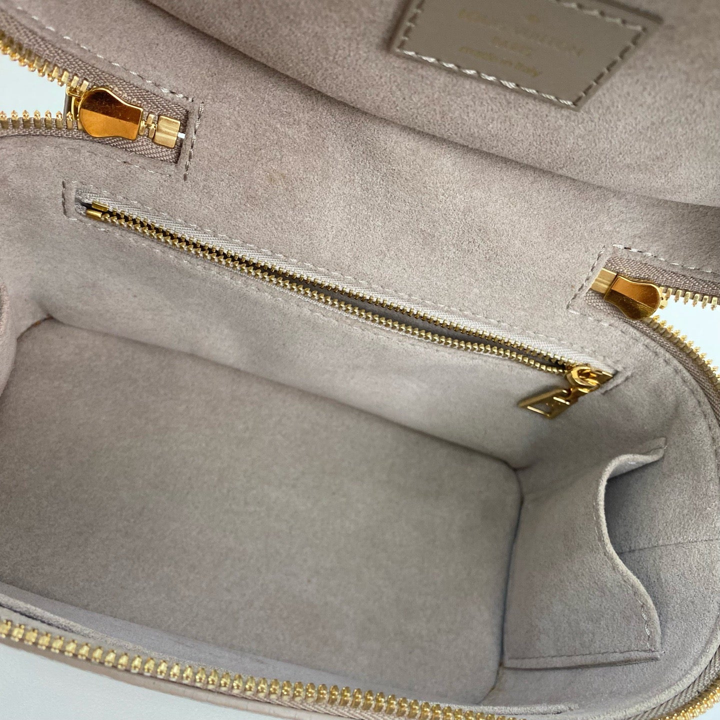 Louis Vuitton - Vanity PM - Grained leather - Beige - (mini)