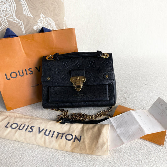 Louis Vuitton - Vavin BB - Leather - Black - (mini)
