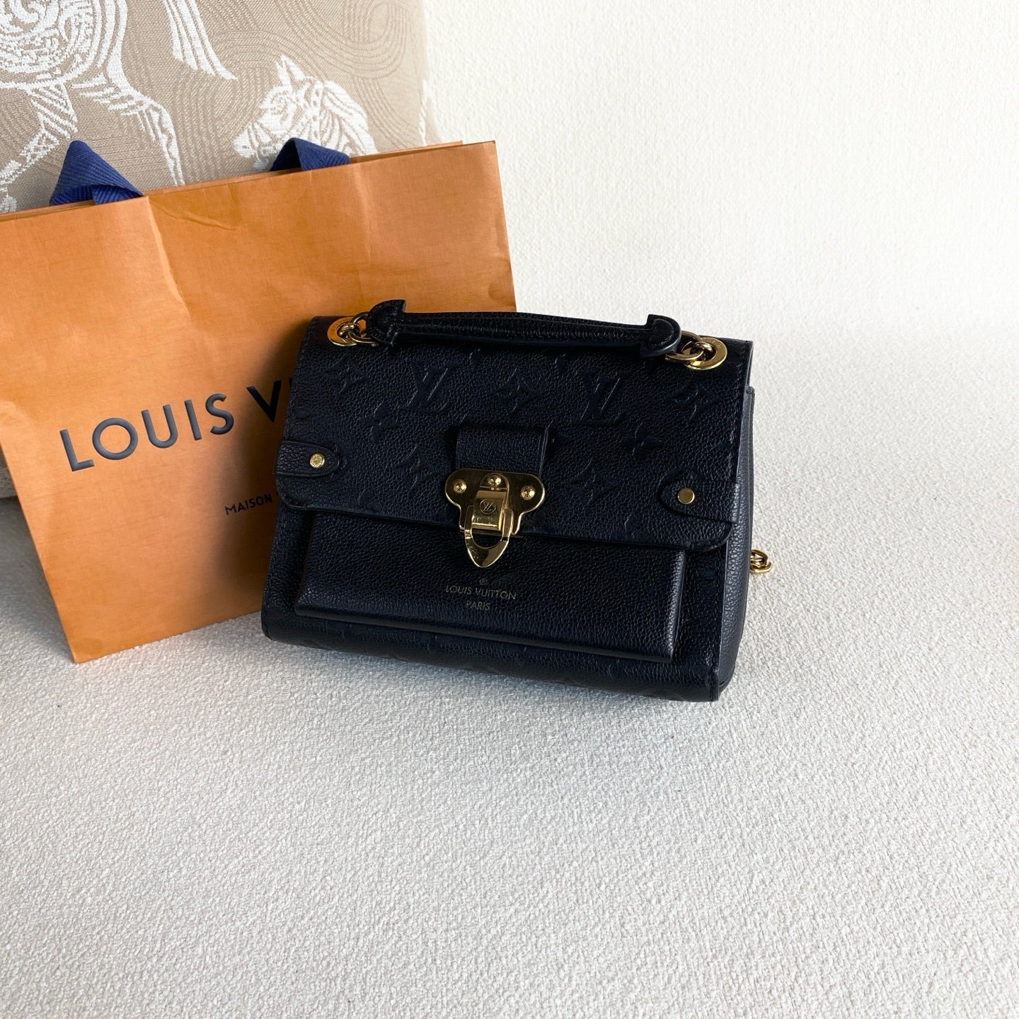 Louis Vuitton - Vavin BB - Leather - Black - (mini)