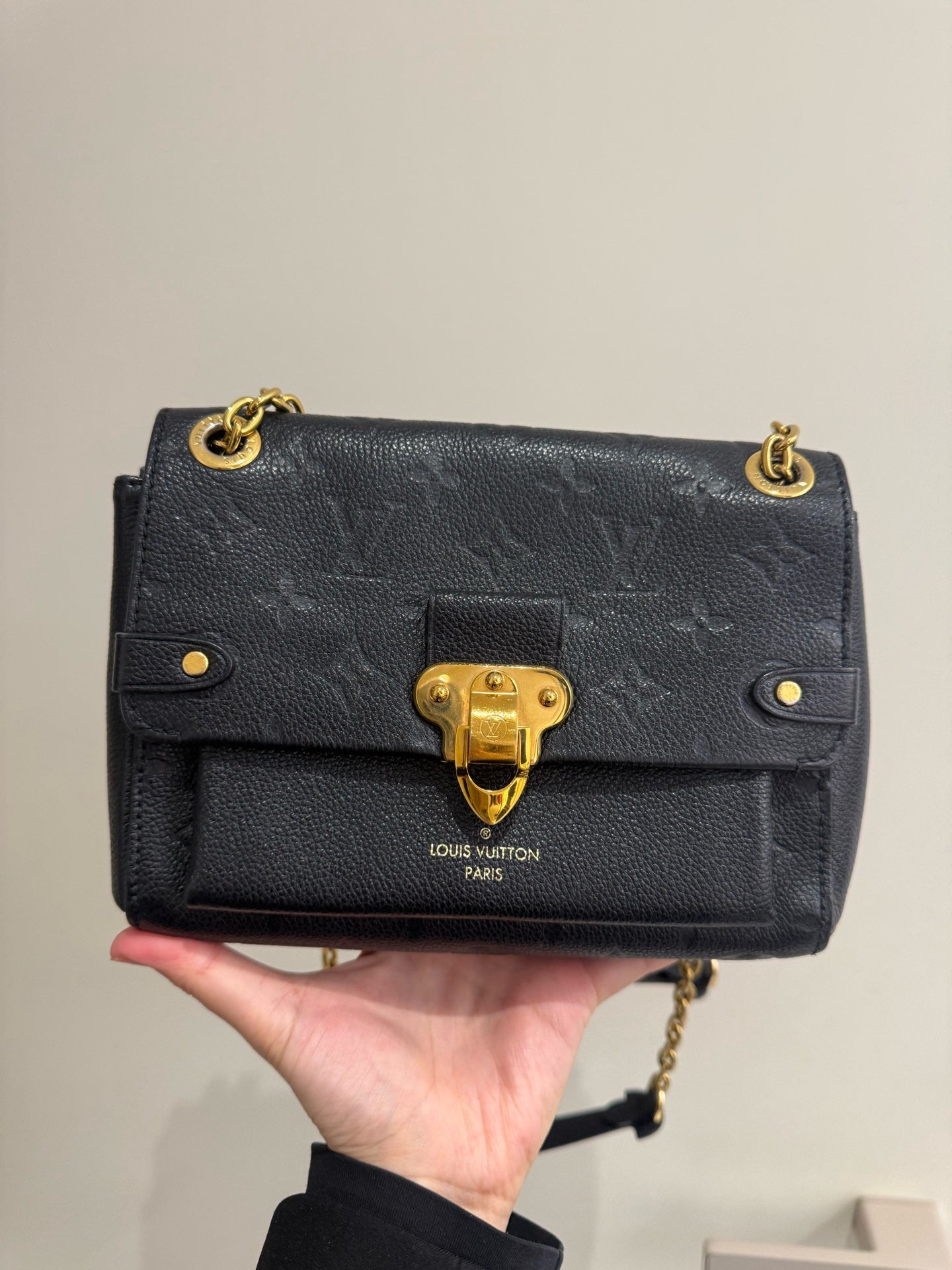 Louis Vuitton - Vavin BB - Leather - Black - (mini)