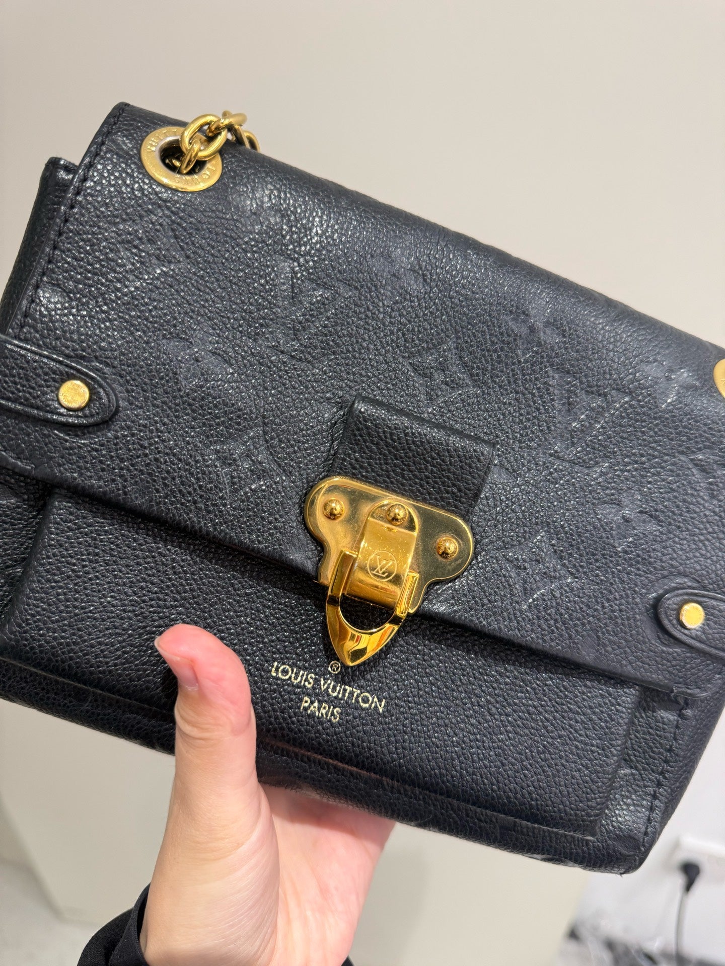 Louis Vuitton - Vavin BB - Leather - Black - (mini)