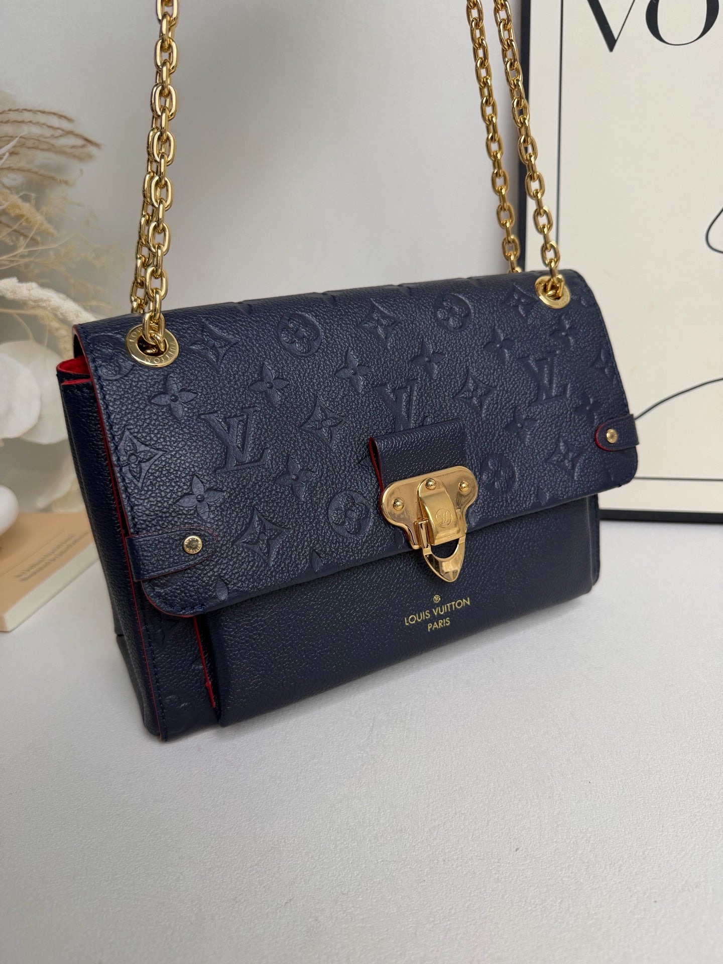 Louis Vuitton - Vavin Chain Bag - Leather - Blue - (small)