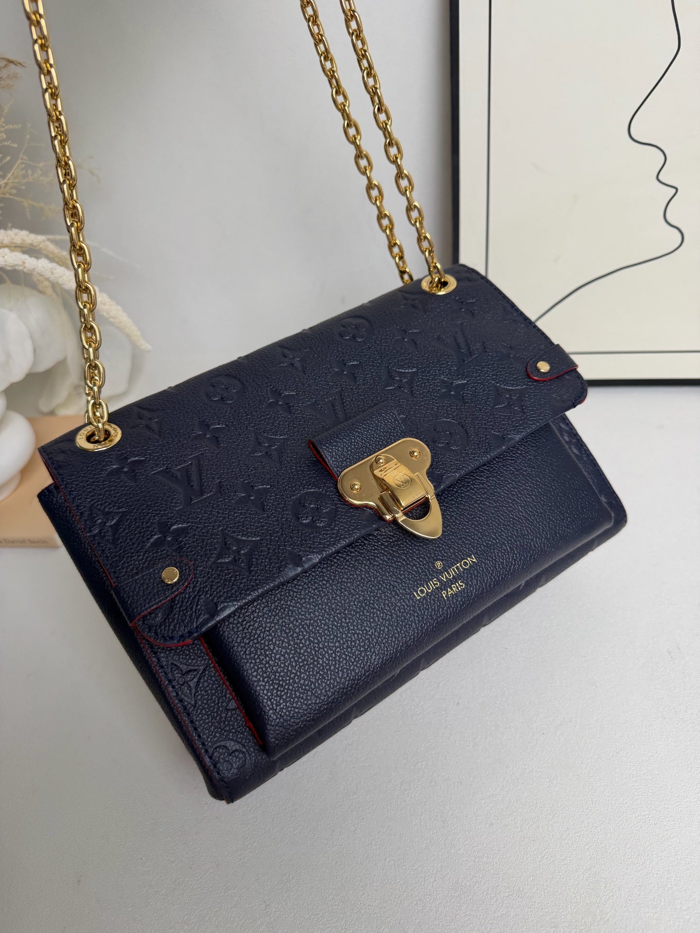 Louis Vuitton - Vavin Chain Bag - Leather - Blue - (small)