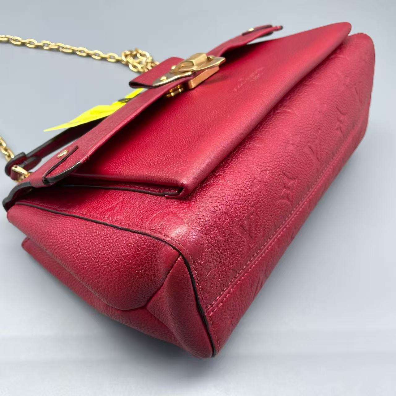 Louis Vuitton - Vavin - Embossed Monogram Grained Leather - Red - (medium)