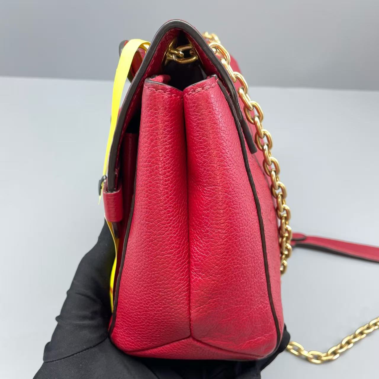 Louis Vuitton - Vavin - Embossed Monogram Grained Leather - Red - (medium)