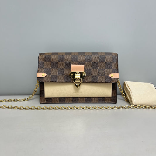 Louis Vuitton - Vavin WOC - Leather - Beige - (mini)