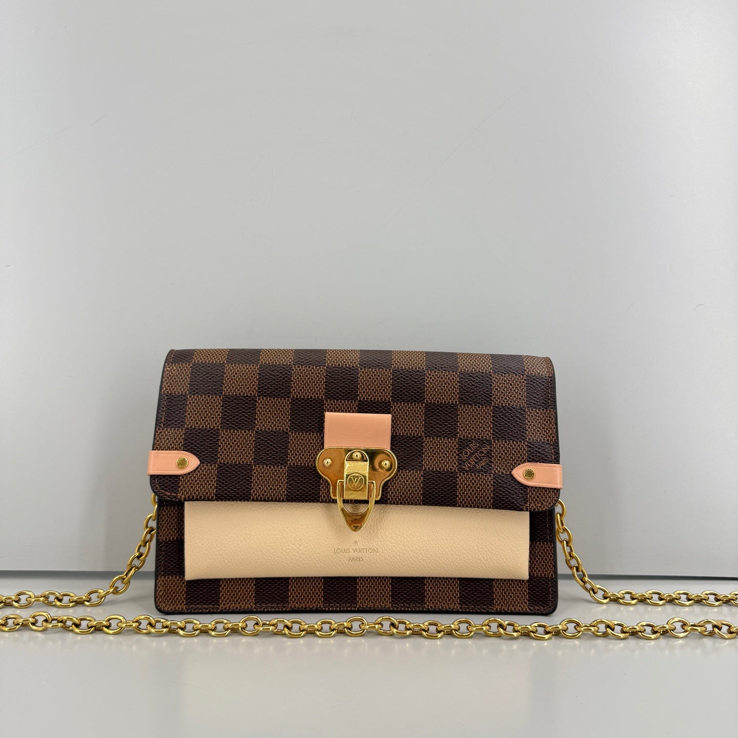 Louis Vuitton - Vavin WOC - Leather - Beige - (mini)