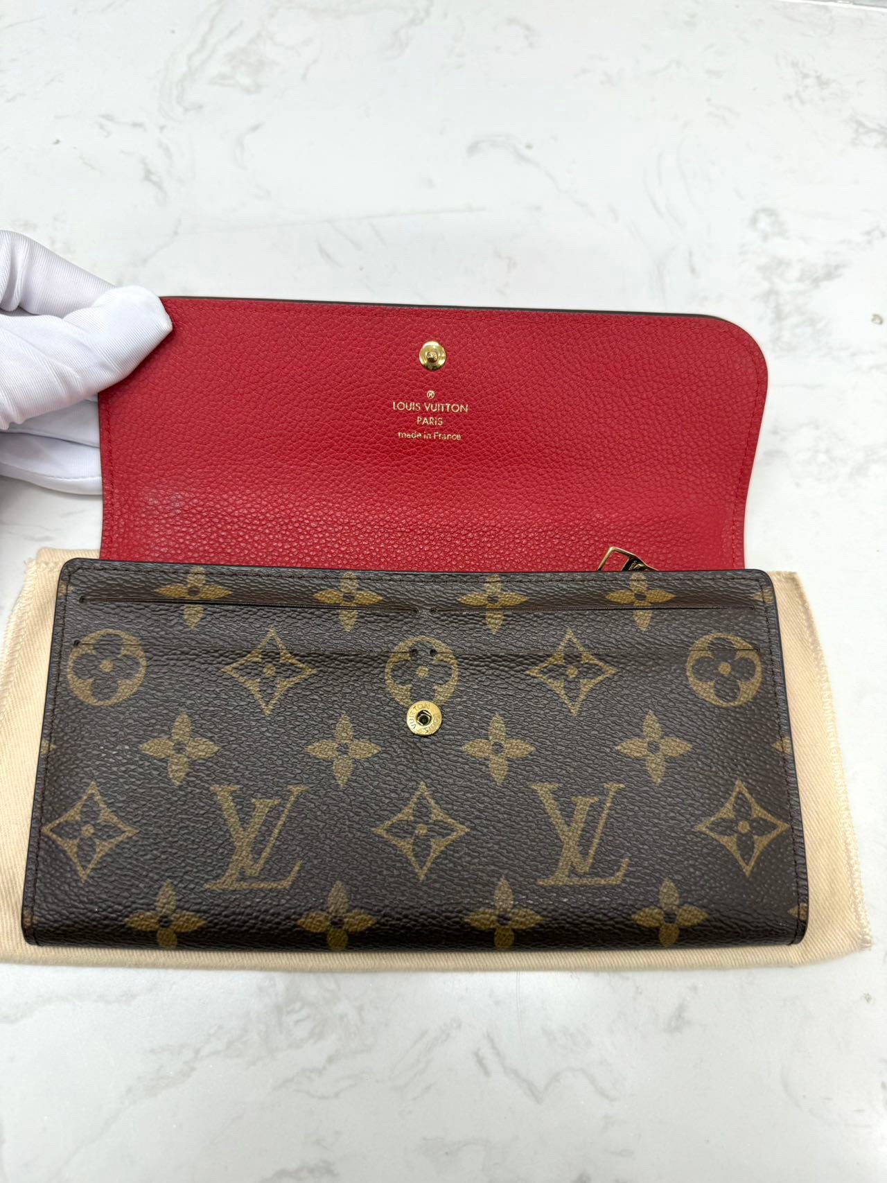 Louis Vuitton - Venus - Monogram canvas and grained leather - Red and Brown - (Medium)
