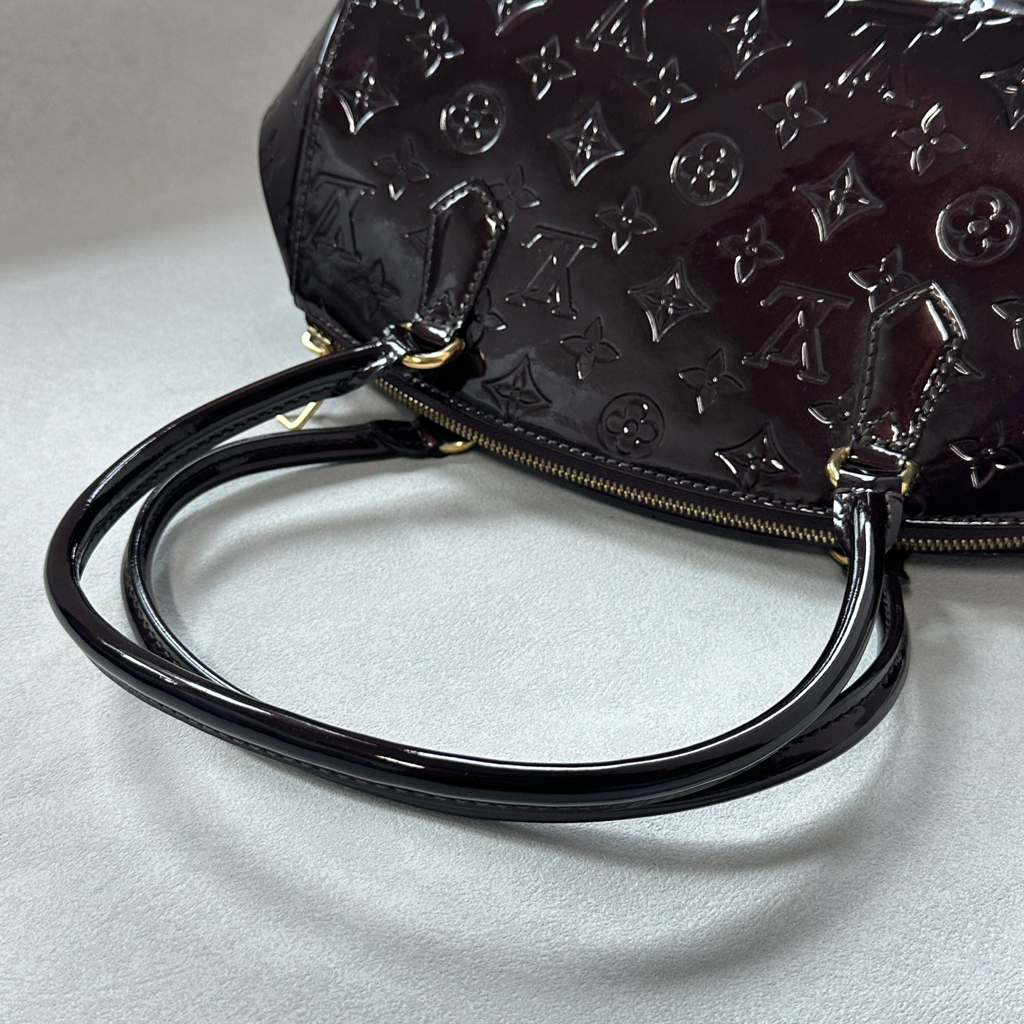 Louis Vuitton - Vernis Sherwood PM - Patent leather - Burgundy - (small)