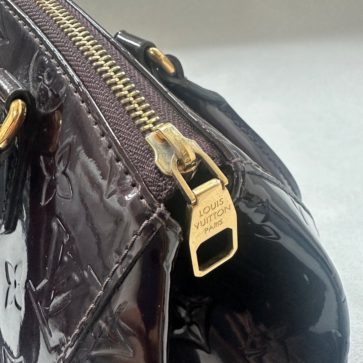 Louis Vuitton - Vernis Sherwood PM - Patent leather - Burgundy - (small)