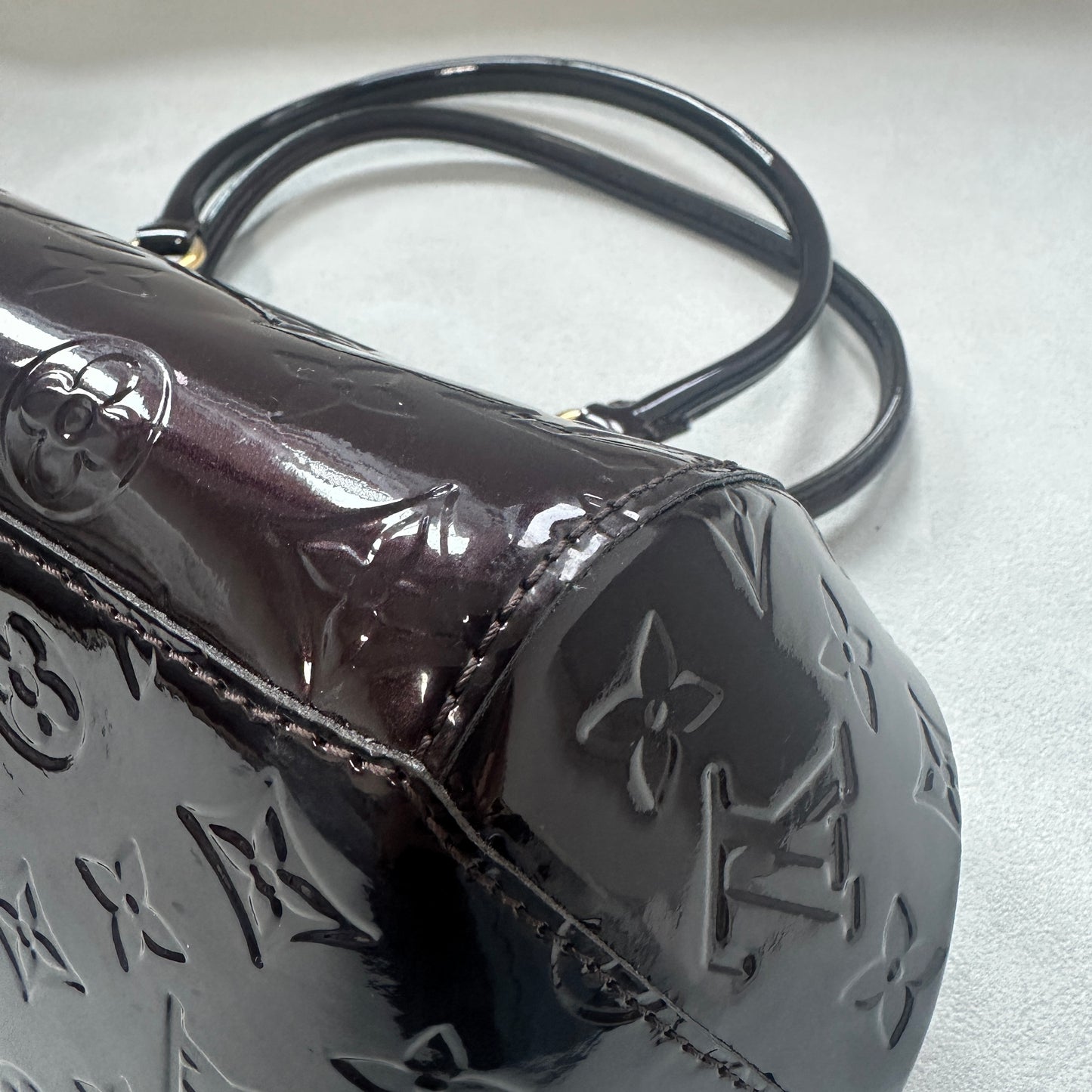 Louis Vuitton - Vernis Sherwood PM - Patent leather - Burgundy - (small)