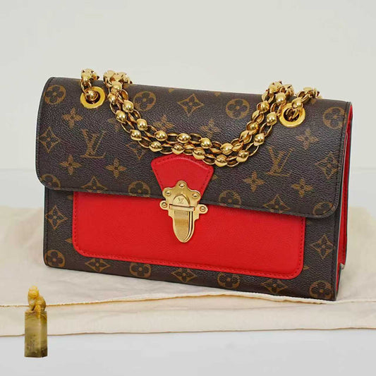 Louis Vuitton - Victoire - Leather - Red - (mini)