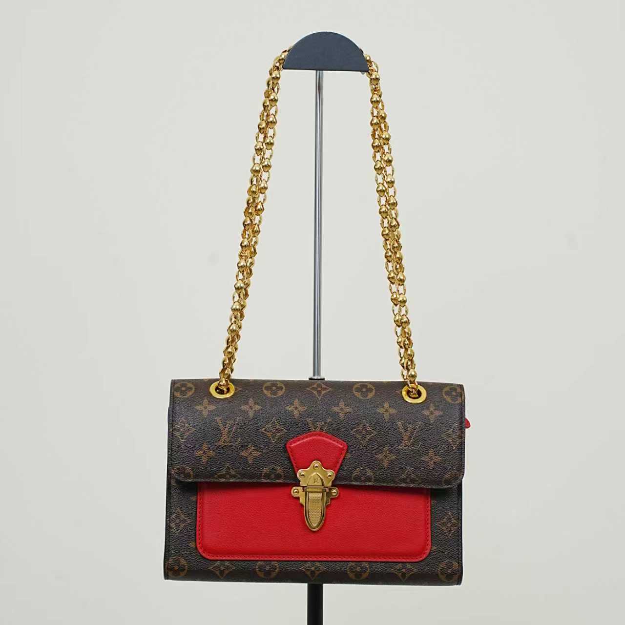 Louis Vuitton - Victoire - Leather - Red - (mini)