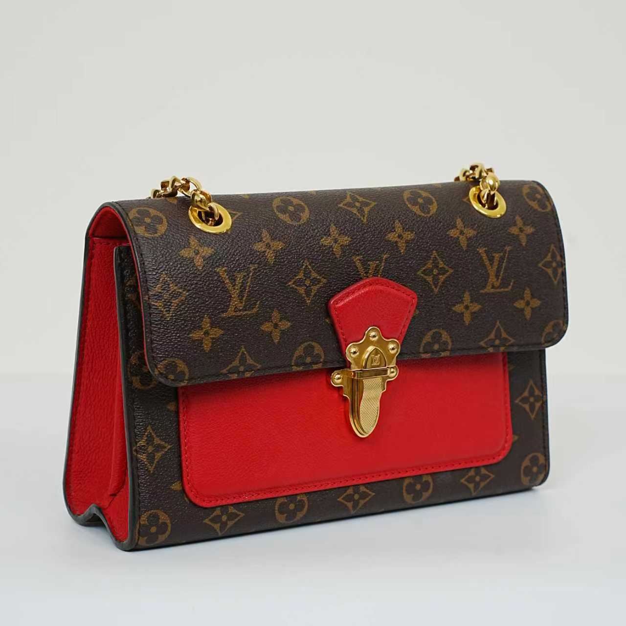 Louis Vuitton - Victoire - Leather - Red - (mini)