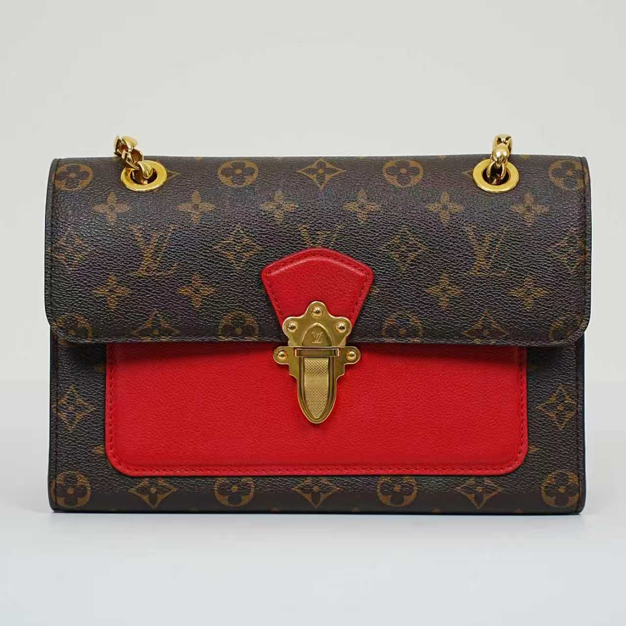 Louis Vuitton - Victoire - Leather - Red - (mini)