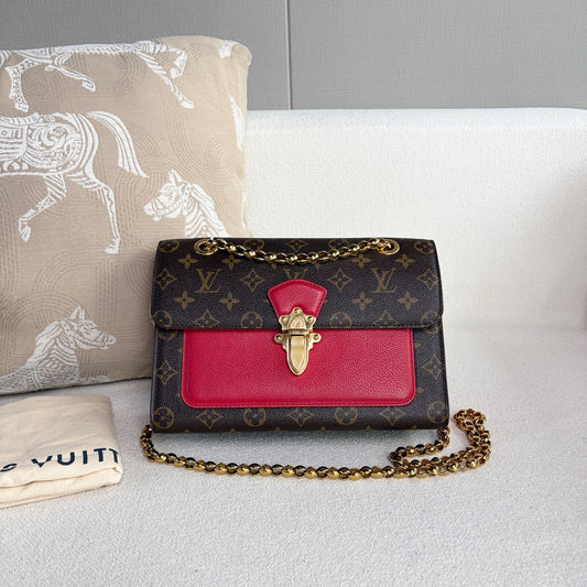 Louis Vuitton - Victoria Chain Bag - Leather - Brown - (Small)