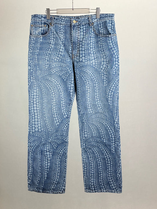 Louis Vuitton - Yayoi Kusama Collaboration - Denim - Jeans - Blue - (38)