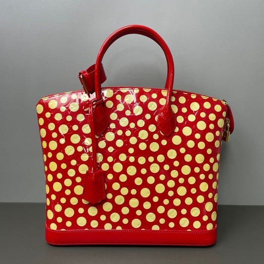 Louis Vuitton - Yayoi Kusama - Patent leather - Red - (Medium)