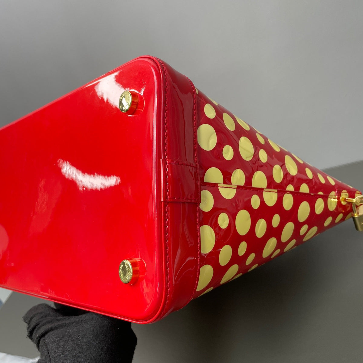 Louis Vuitton - Yayoi Kusama - Patent leather - Red - (Medium)