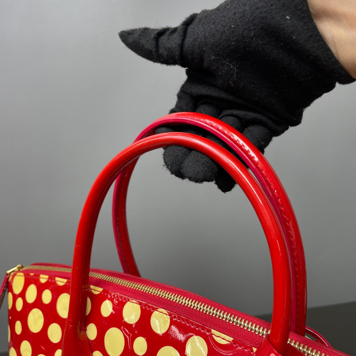 Louis Vuitton - Yayoi Kusama - Patent leather - Red - (Medium)
