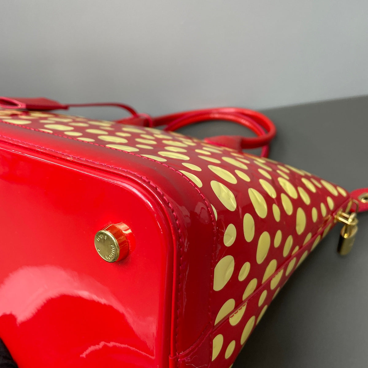 Louis Vuitton - Yayoi Kusama - Patent leather - Red - (Medium)