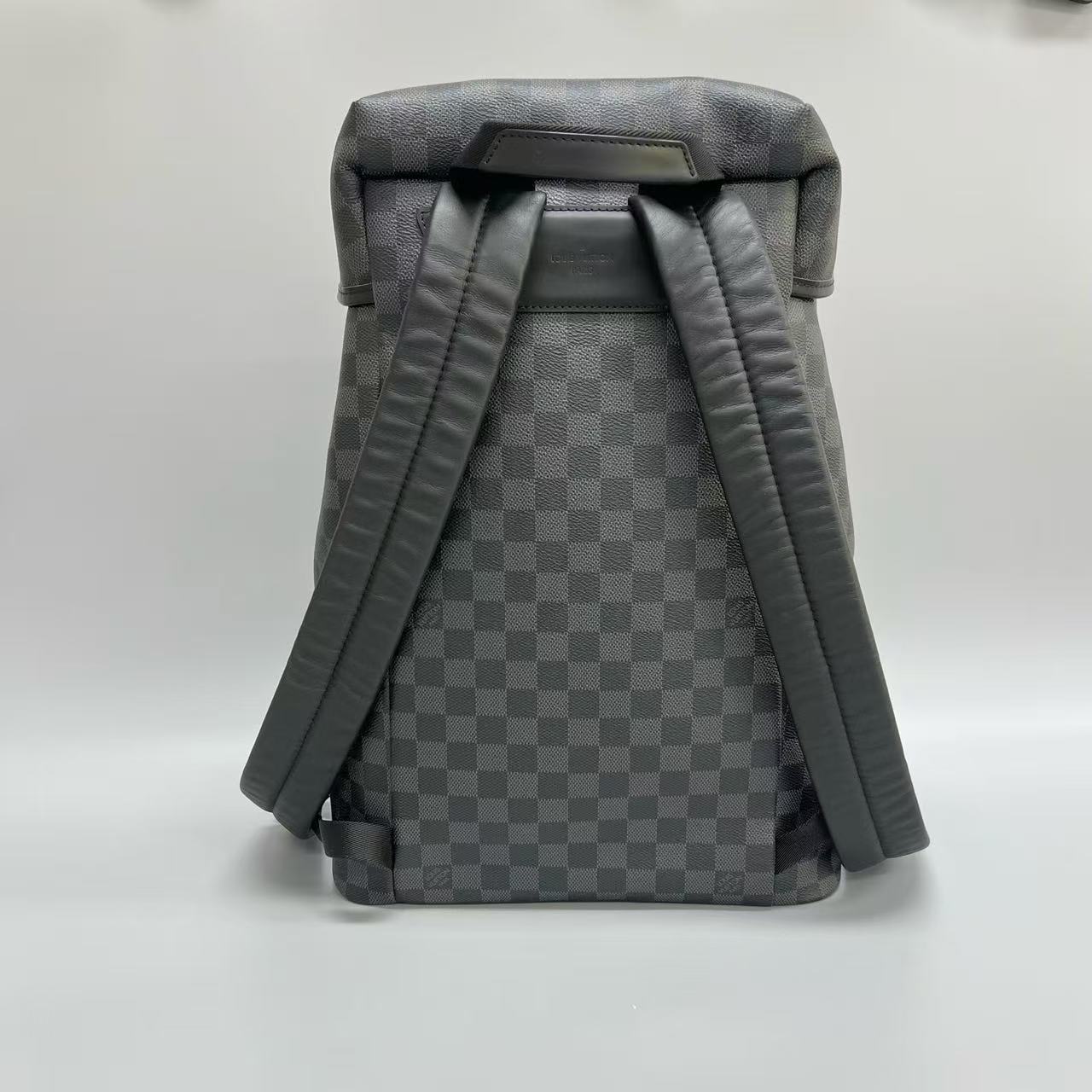 Louis Vuitton - Zack - Damier Graphite coated canvas with leather trim - Black - (Large)