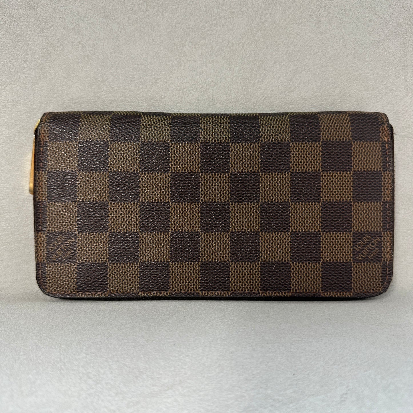 Louis Vuitton - Zippy Wallet - Cloth - Brown - (small)