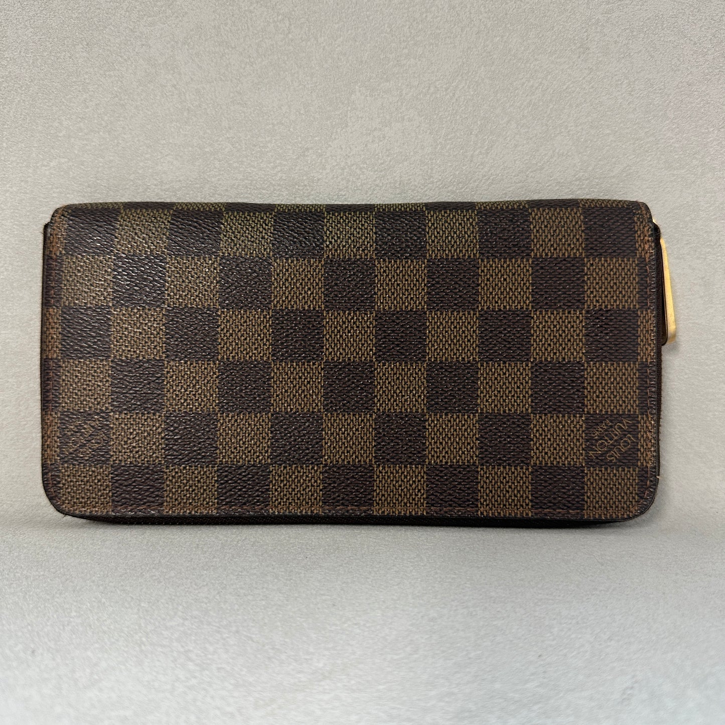 Louis Vuitton - Zippy Wallet - Cloth - Brown - (small)