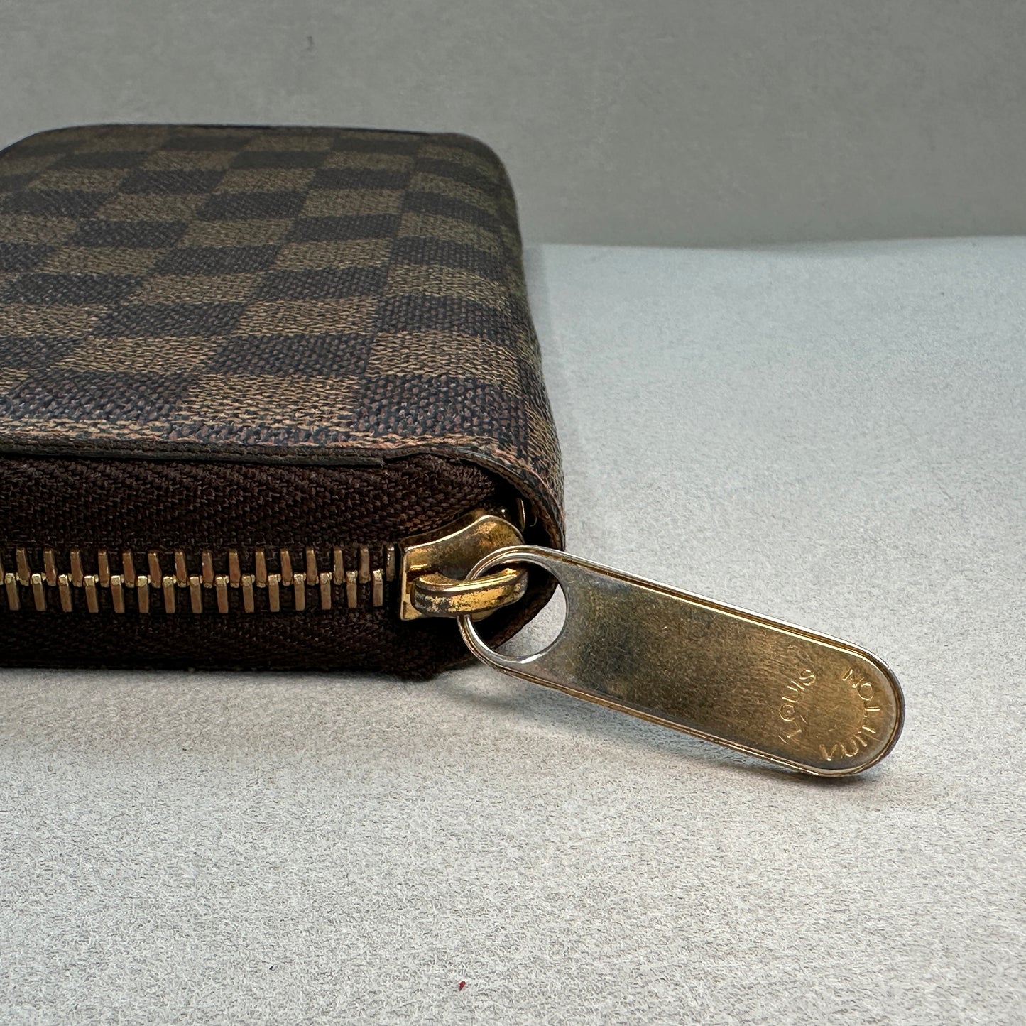 Louis Vuitton - Zippy Wallet - Cloth - Brown - (small)