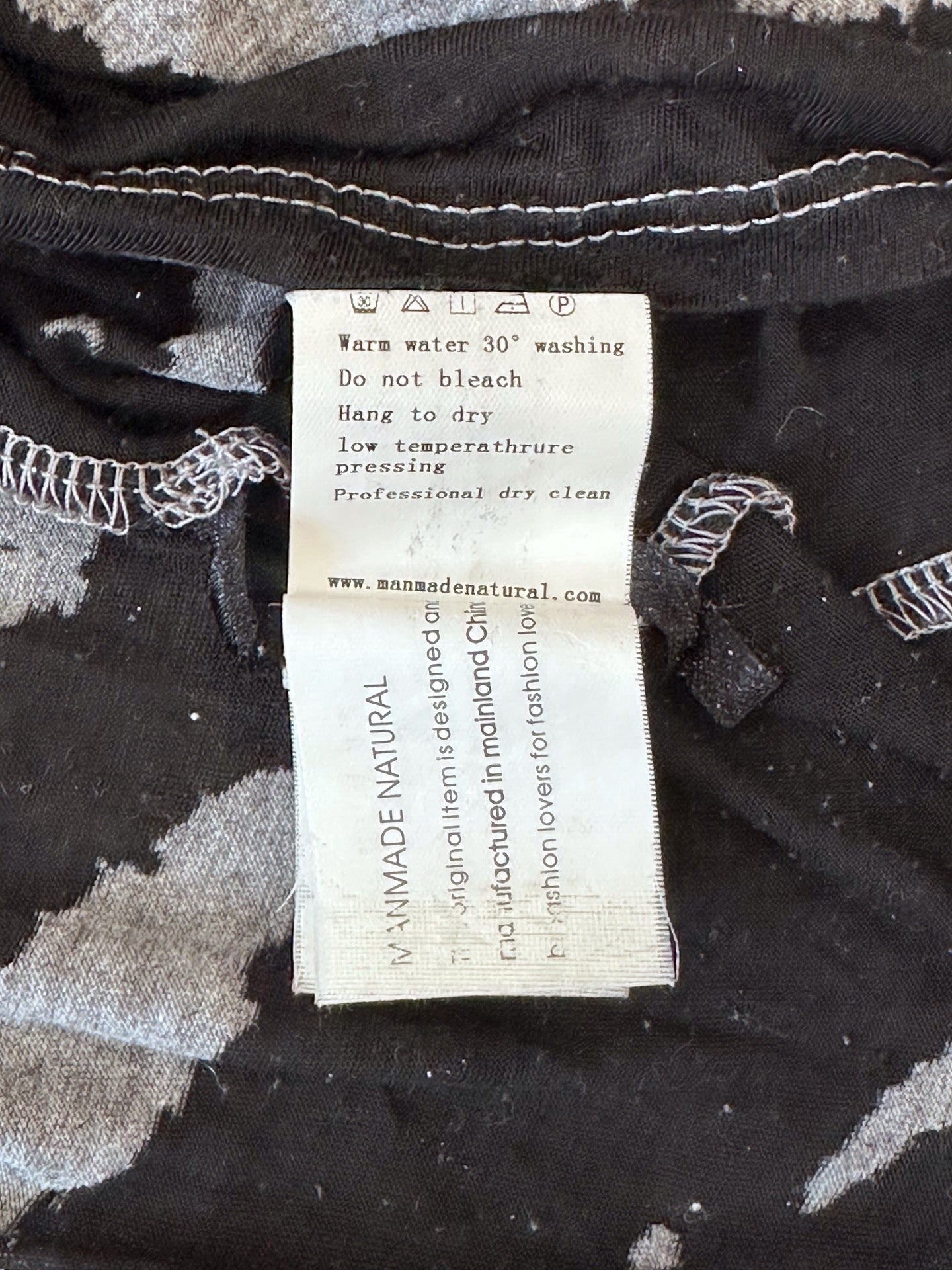 Manmade Natural - Other - Cotton - Black - (M)