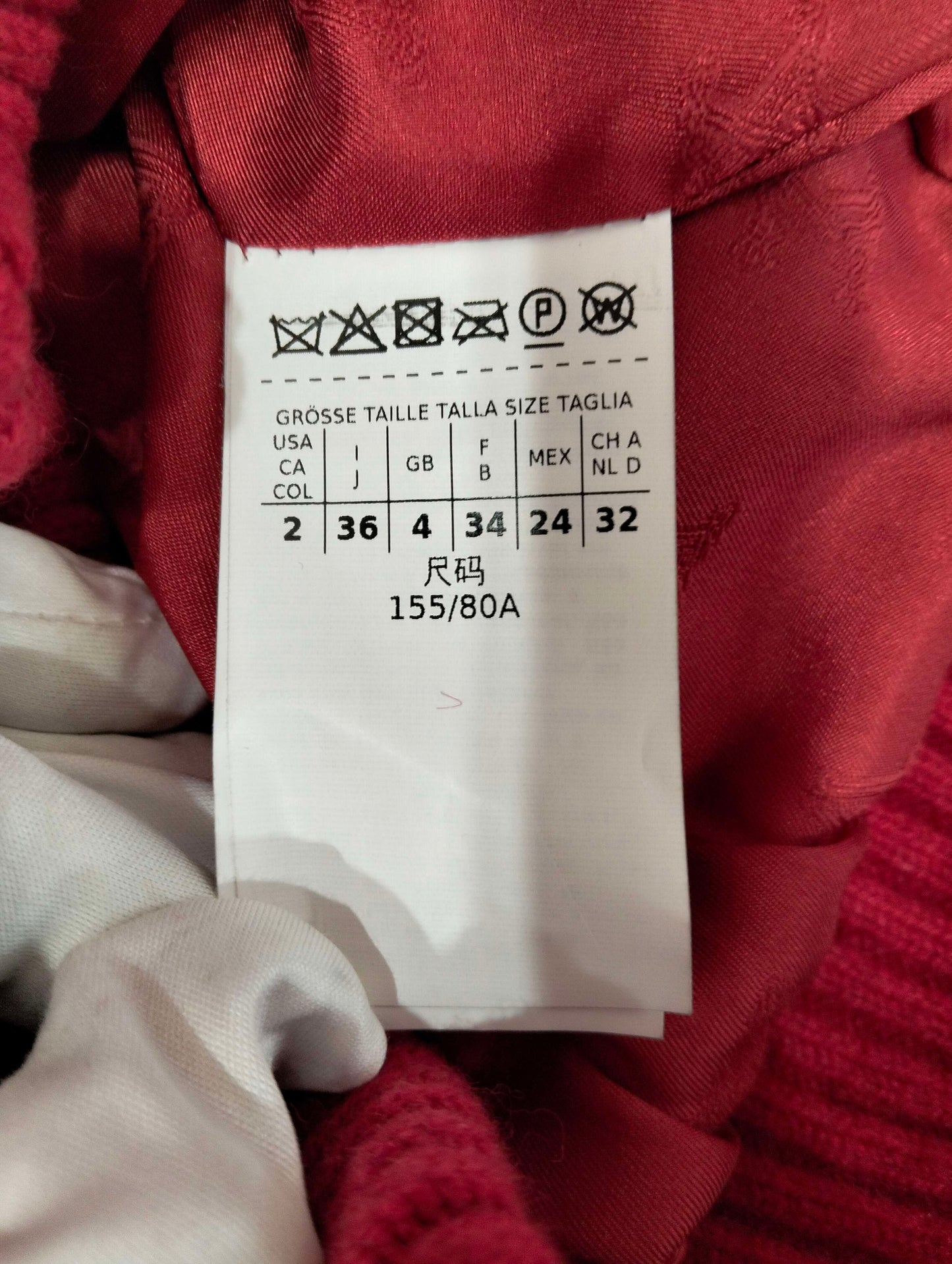 Max Mara - Other - Cloth - Red - (155/80A)