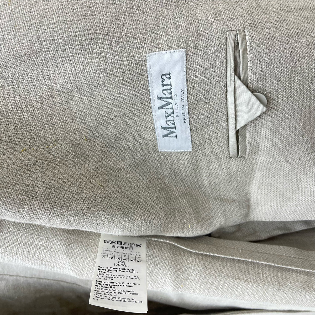 Max Mara - Other - Linen - Beige - (40)