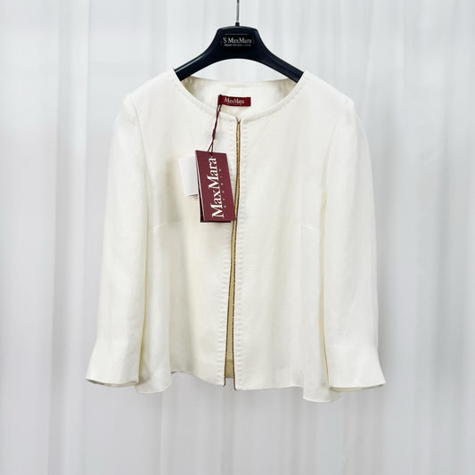 Max Mara - Other - Linen - White - (40)