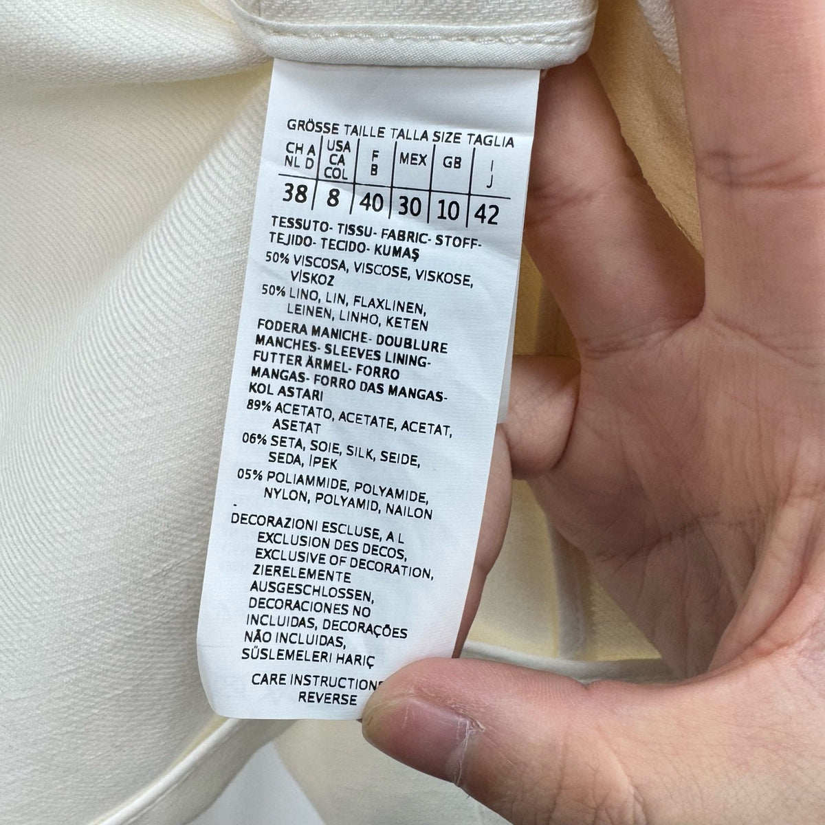 Max Mara - Other - Linen - White - (40)