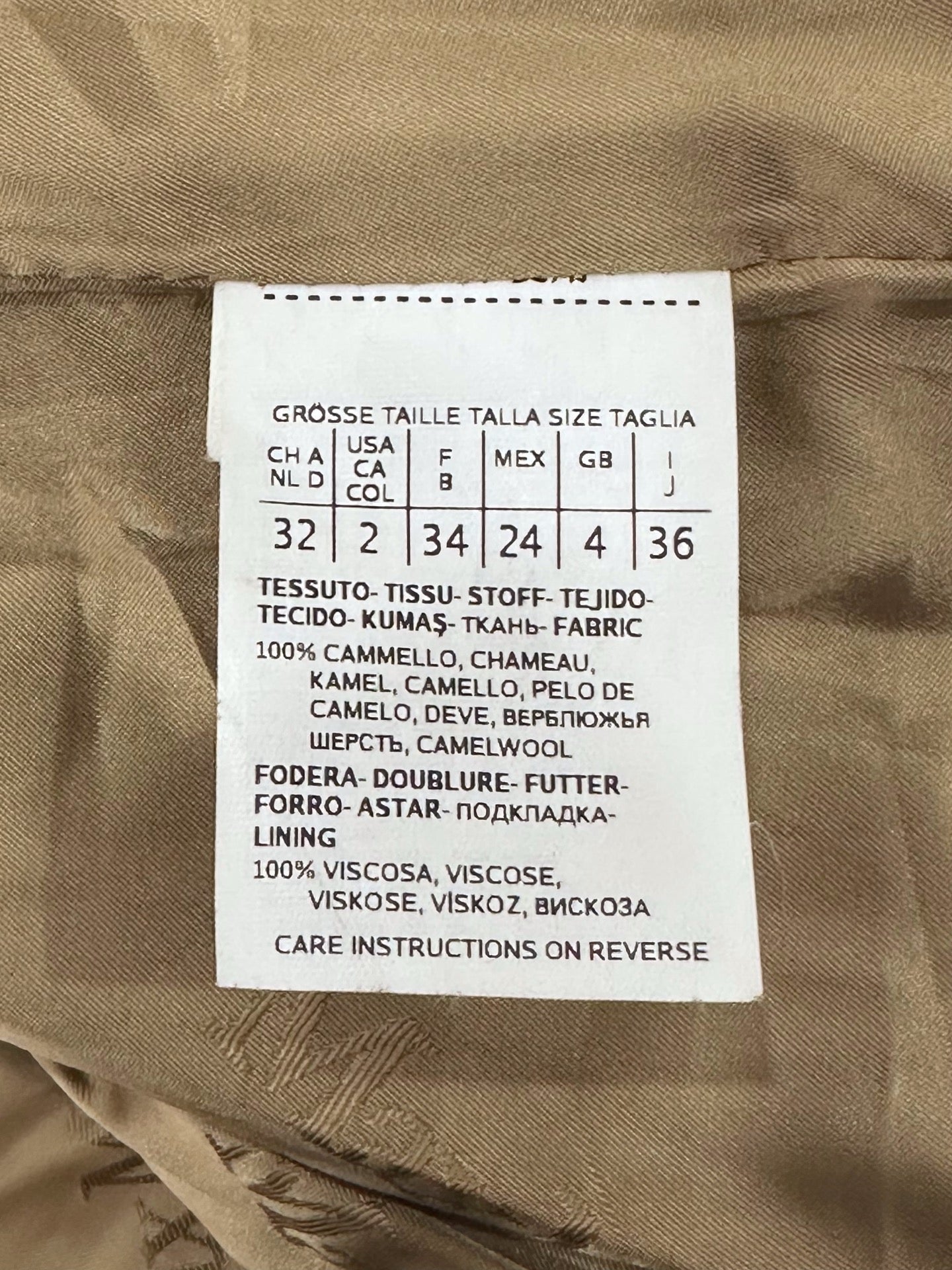 Max Mara - Railto - Wool - Camel - (36)