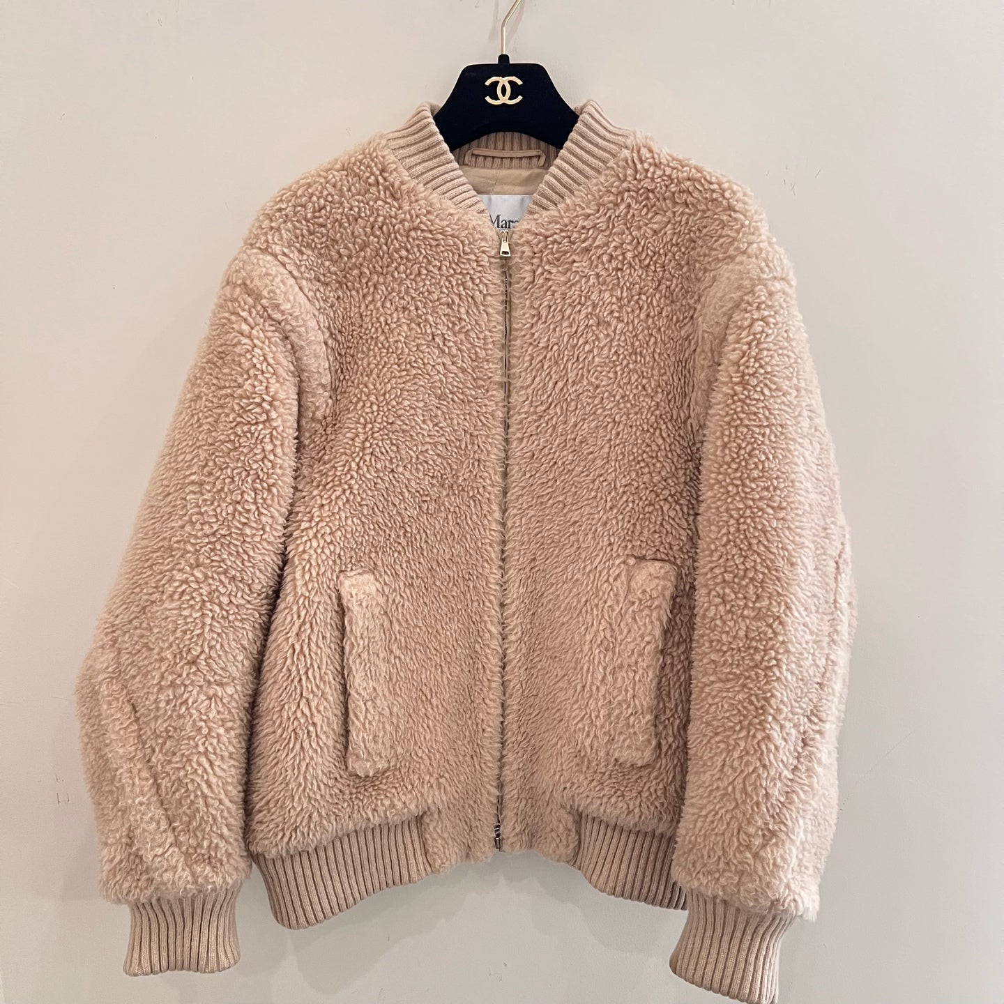 Max Mara - Teddy - Wool - Beige - (155)