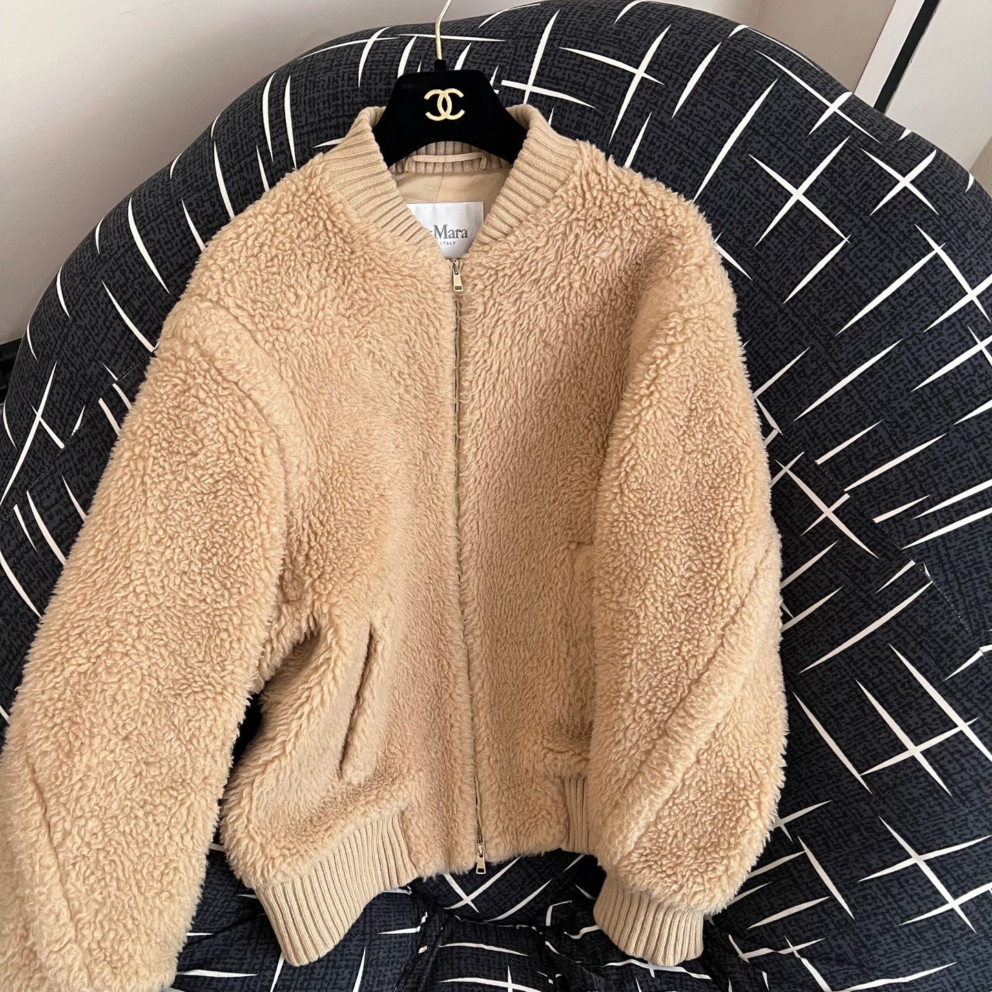 Max Mara - Teddy - Wool - Beige - (155)
