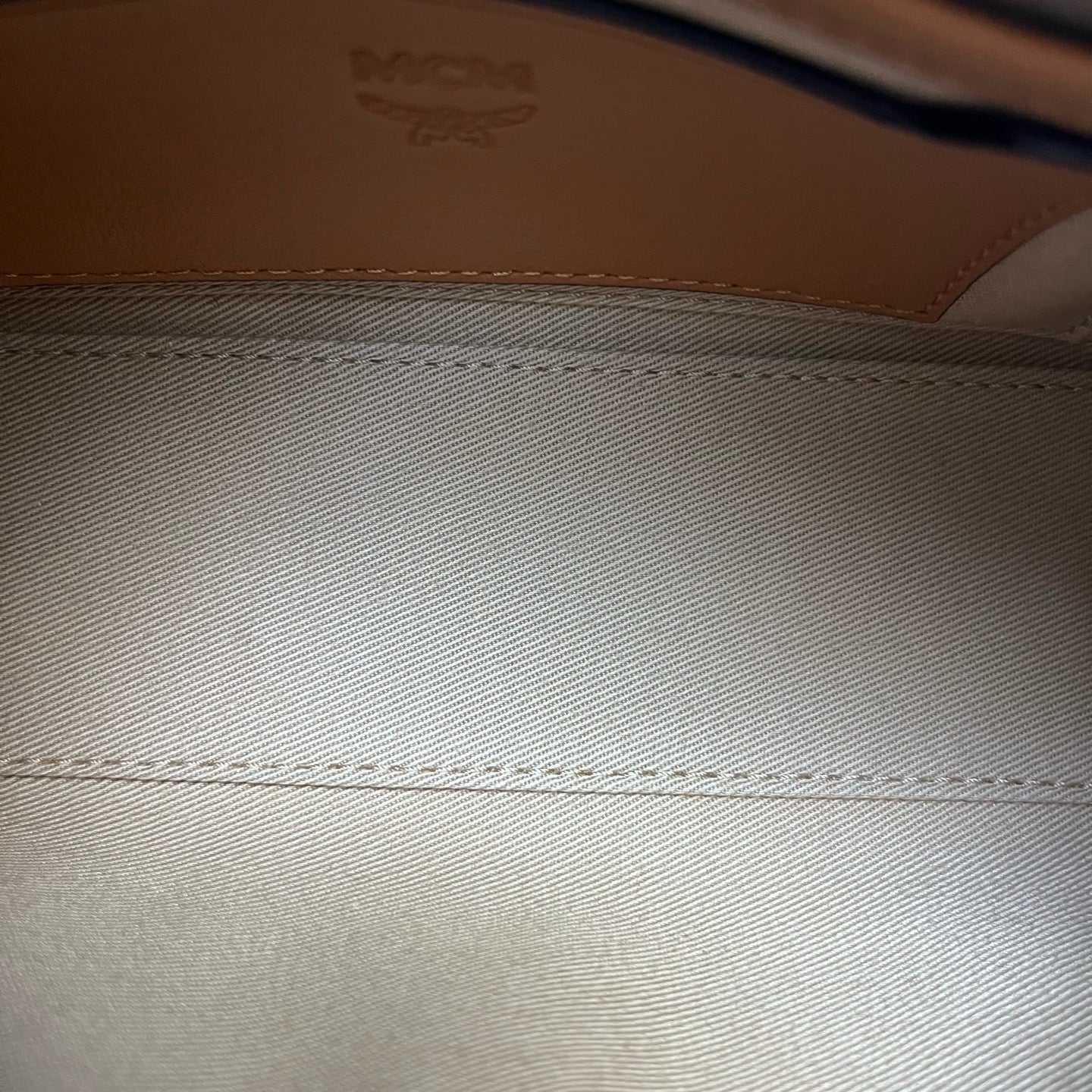 MCM - Boston Bag Mini - Leather - Brown - (mini)