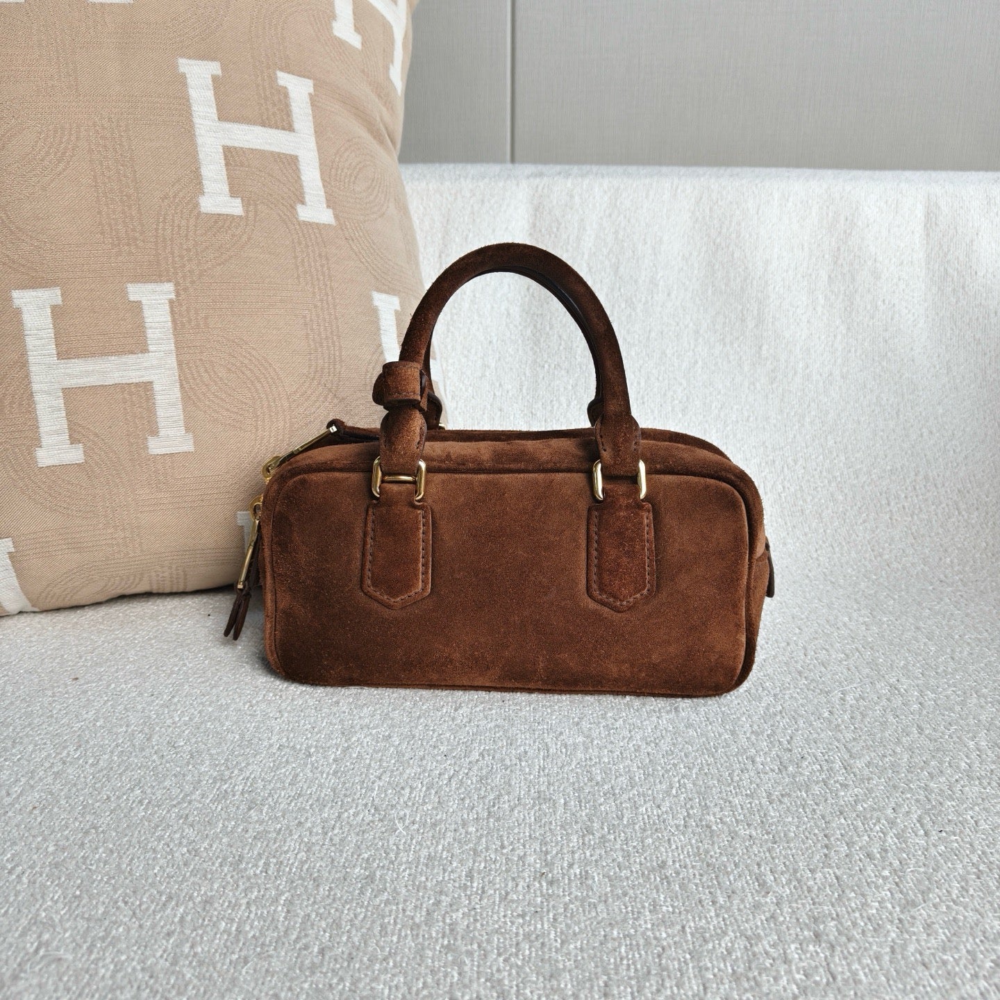 Miu Miu - Arcadie - Suede - Brown - (small)