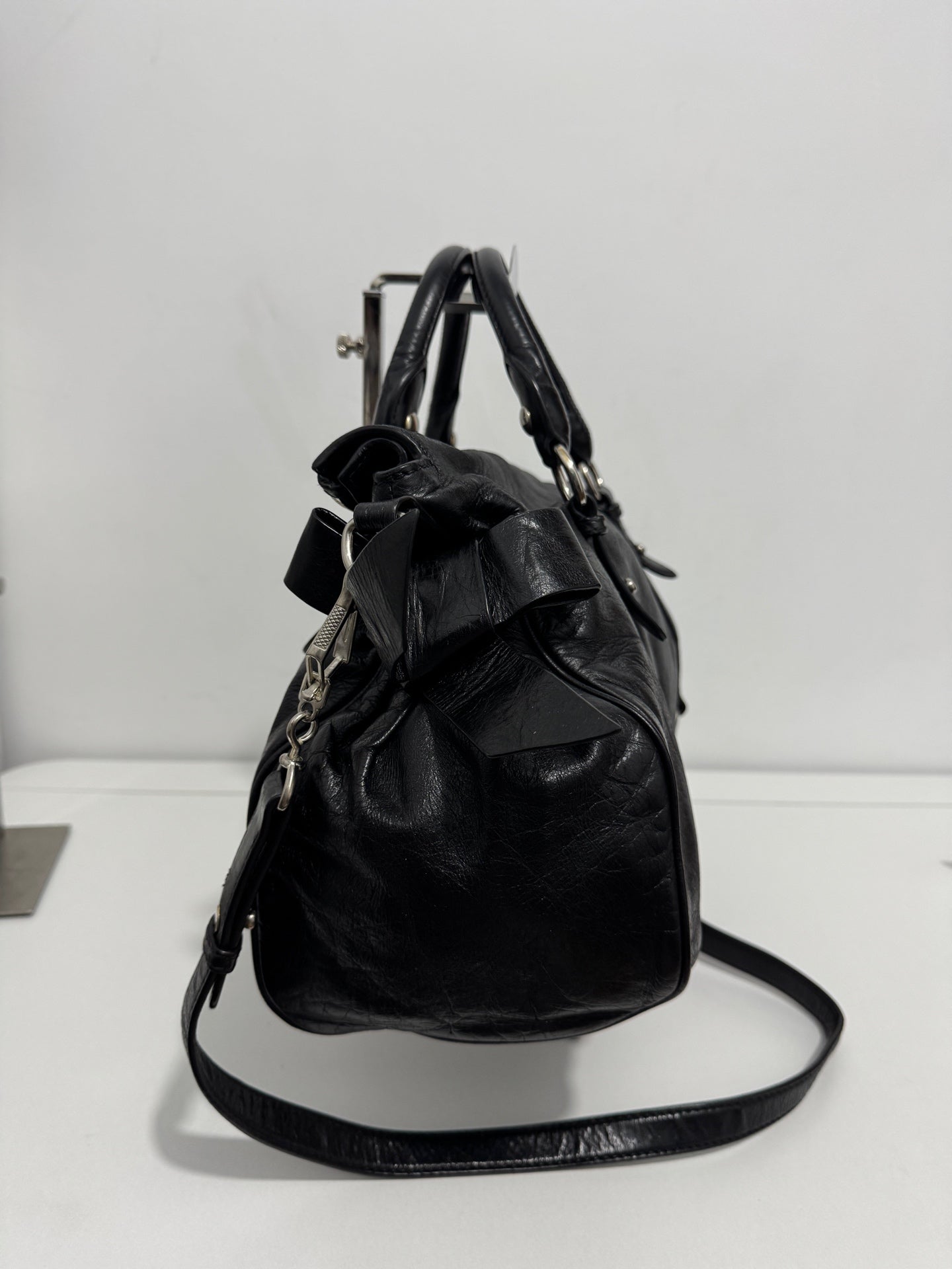 Miu Miu - Bowler Bag - Leather - Black - (medium)