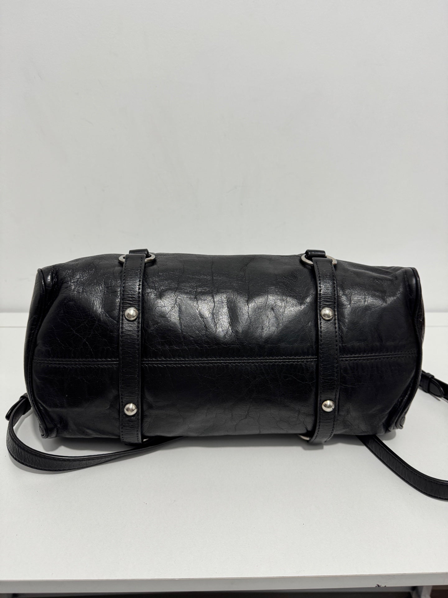 Miu Miu - Bowler Bag - Leather - Black - (medium)