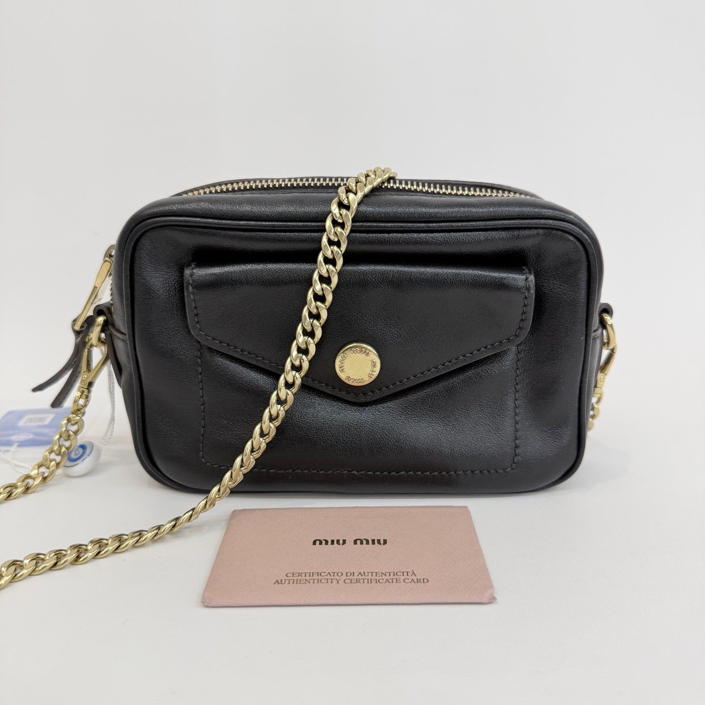 Miu Miu - Camera Bag - Leather - Black - (small)