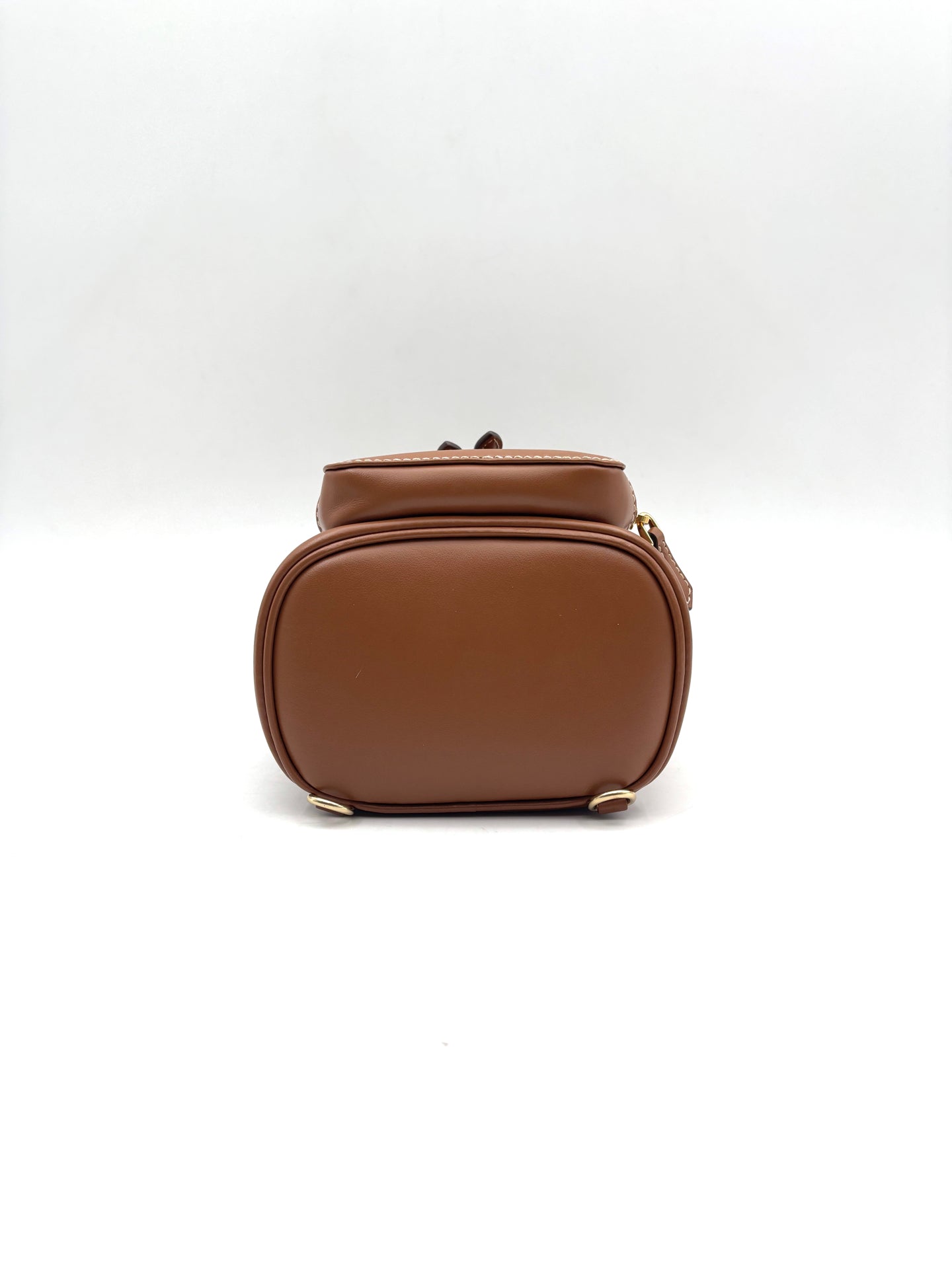 Miu Miu - Drawstring Mini Backpack - Cow leather - Cognac - (mini)