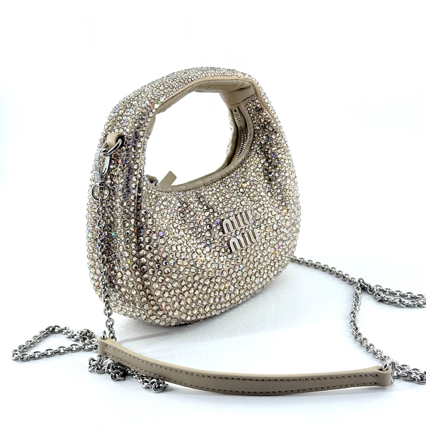 Miu Miu - Hobo Bag - Leather - Gold