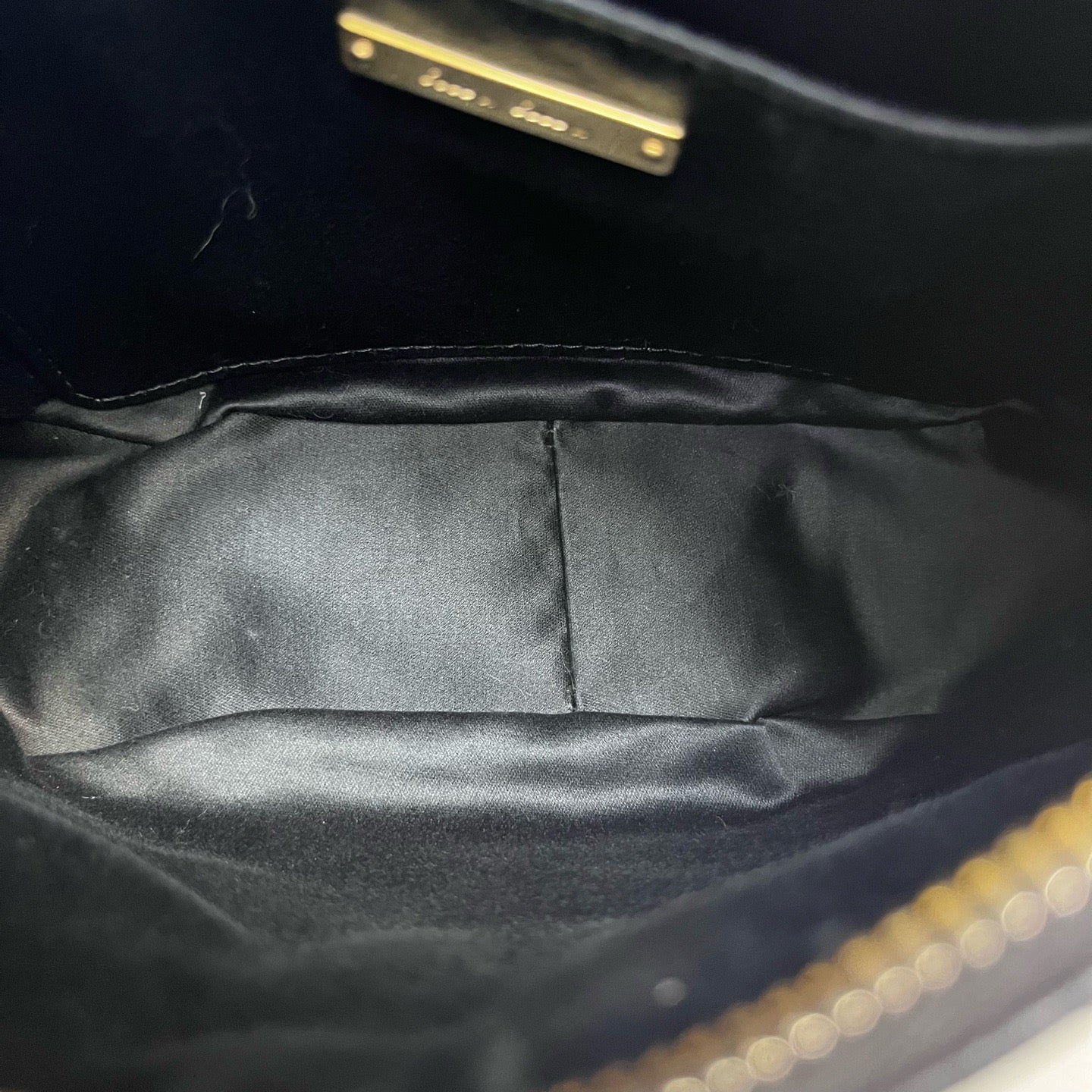 Miu Miu - Hobo Crescent Bag - Lambskin leather - Black - (Small)