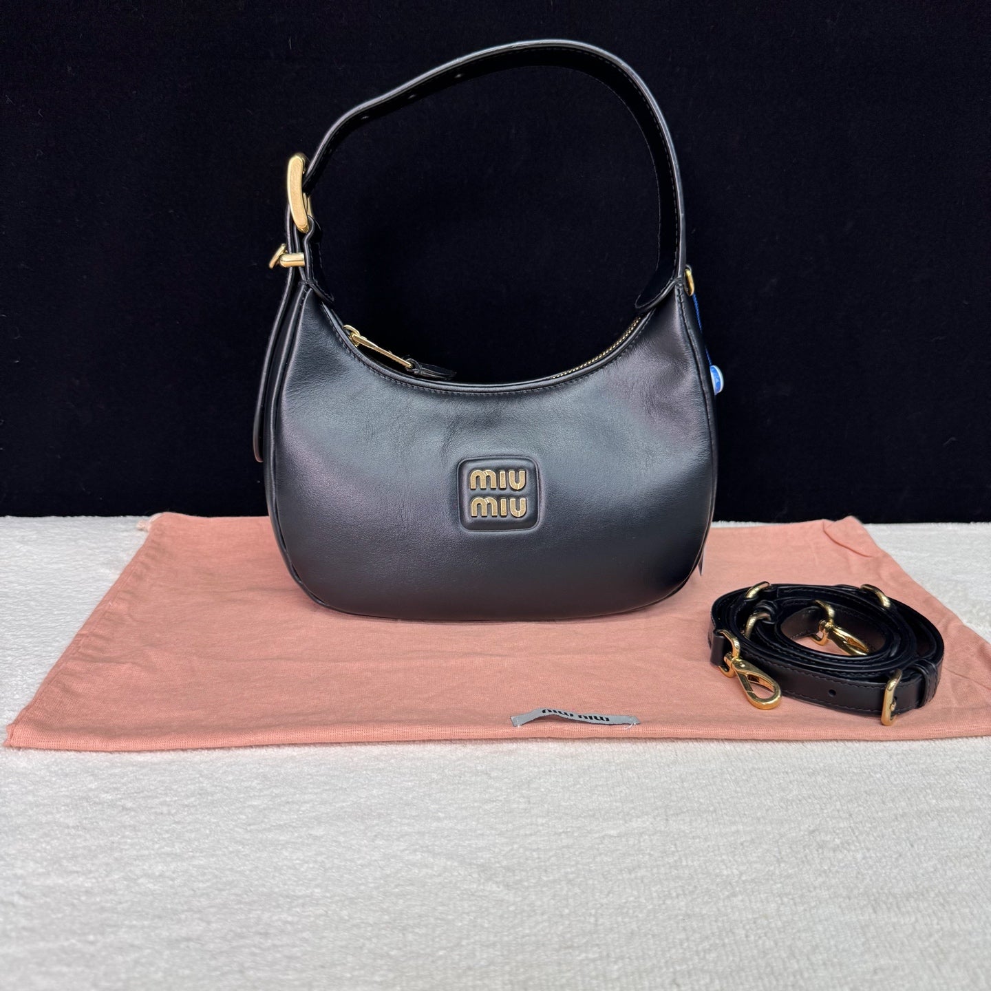 Miu Miu - Hobo - Leather - Black - (small)